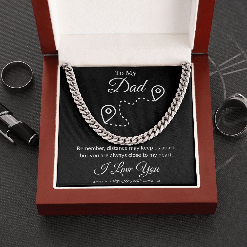 To My Dad / Cuban Link Chain