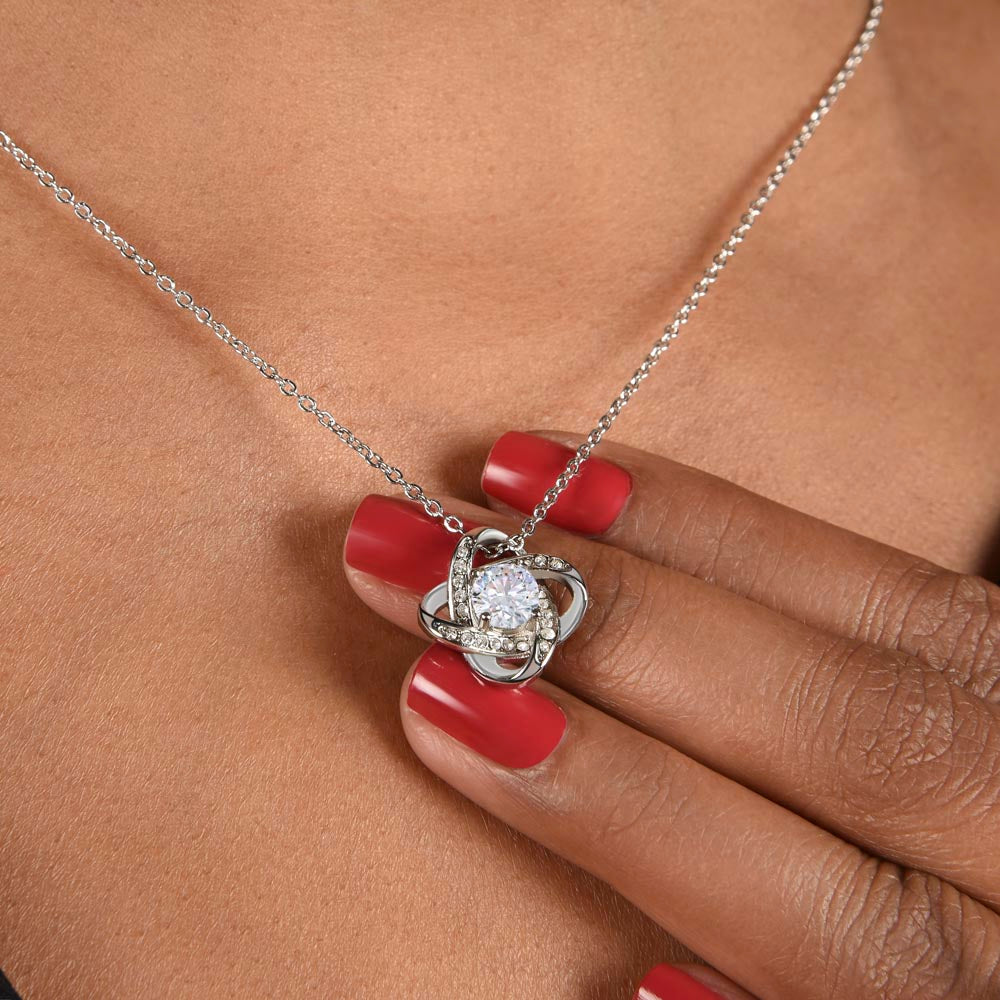 To My Soulmate / Love Knot Necklace