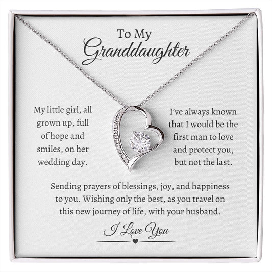To My Granddaughter / Forever Love Necklace
