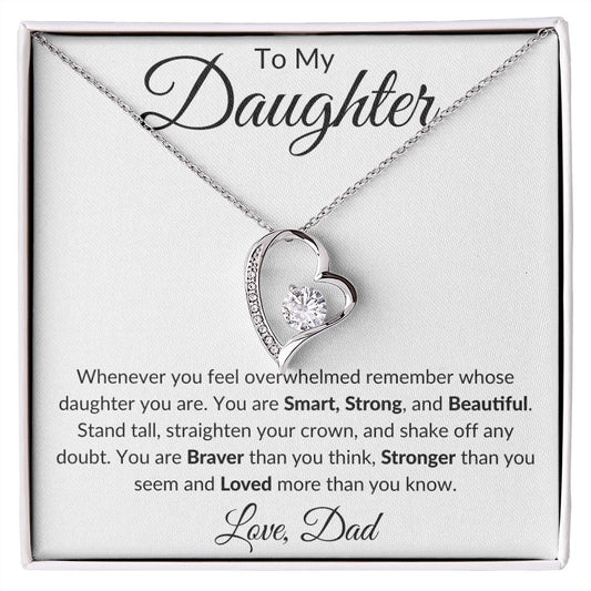 To My Daughter / Forever Love Necklace