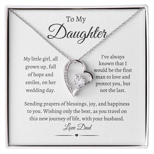 To My Daughter / Forever Love Necklace