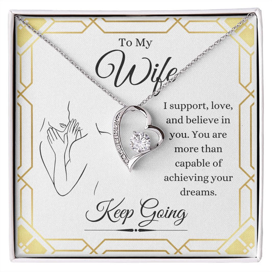 To My Wife / Forever Love Necklace