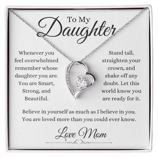 To My Daughter / Forever Love Necklace