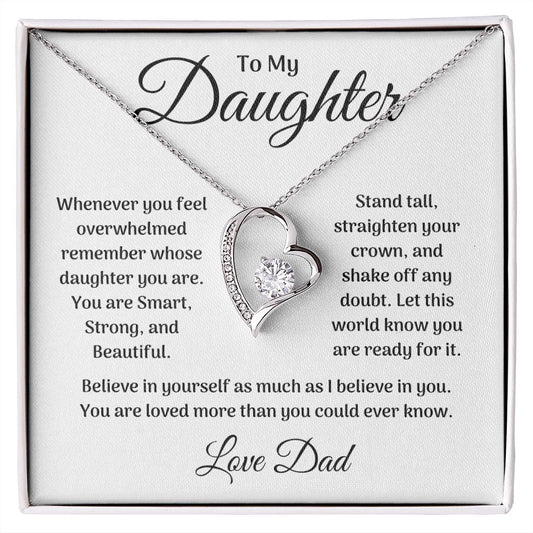 To My Daughter / Forever Love Necklace