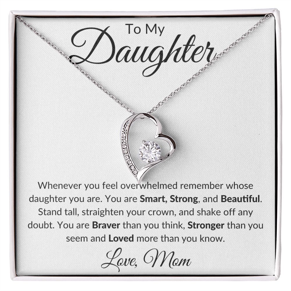 To My Daughter / Forever Love Necklace
