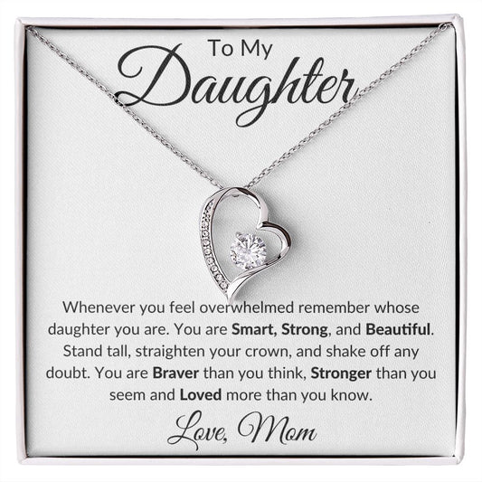 To My Daughter / Forever Love Necklace