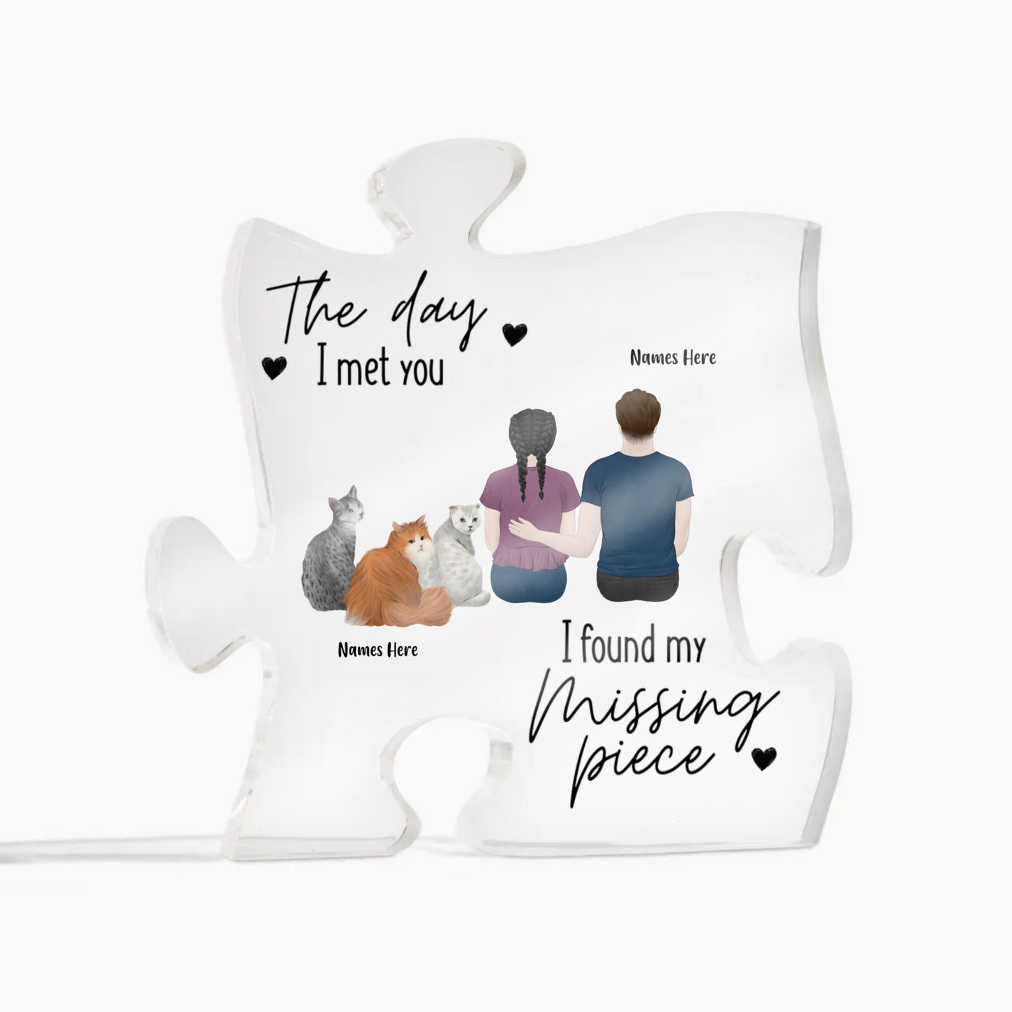 Personalize Message Acrylic Puzzle