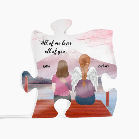 Personalized Memorial Puzzle Piece Acrylic Plaque